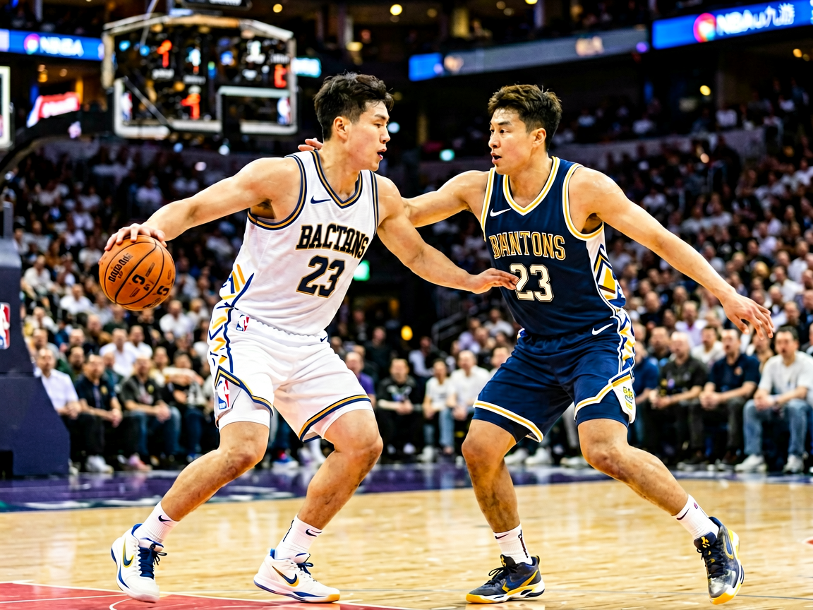 篮球赛事现场 - NBA比赛激烈对抗瞬间
